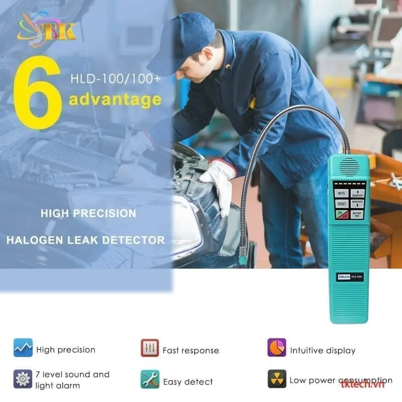 Elitech Việt Nam - Đại diện Elitech tại Việt Nam Cảnh báo Máy dò rò rỉ halogen Elitech HLD-100+