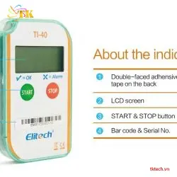 Máy đo nhiệt độ Elitech TI-40 Tính năng Máy đo nhiệt độ Elitech TI-40