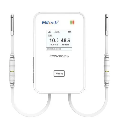 Nhiệt ẩm kế tự ghi 2 kênh Elitech RCW-360PRO-DC 4G