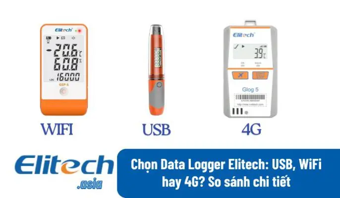 Chọn đúng Data Logger Elitech: USB, WiFi hay 4G? So sánh chi tiết & gợi ý model phù hợp Chọn Data Logger Elitech_ USB, WiFi hay 4G_ So sánh chi tiết