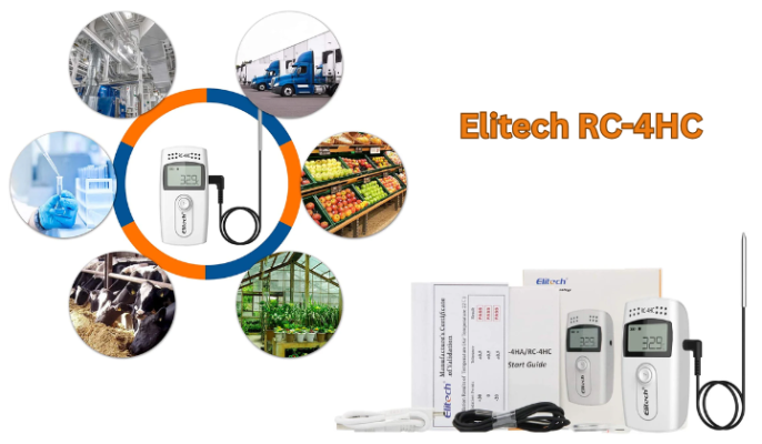 Ứng dụng của máy ghi dữ liệu Elitech RC 4HC Elitech RC 4HC