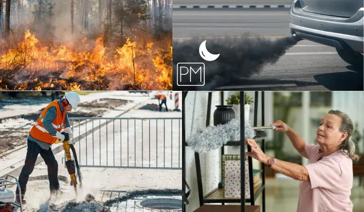Vật chất dạng hạt PM đến từ nhiều nguồn khác nhau Nguon goc cua PM