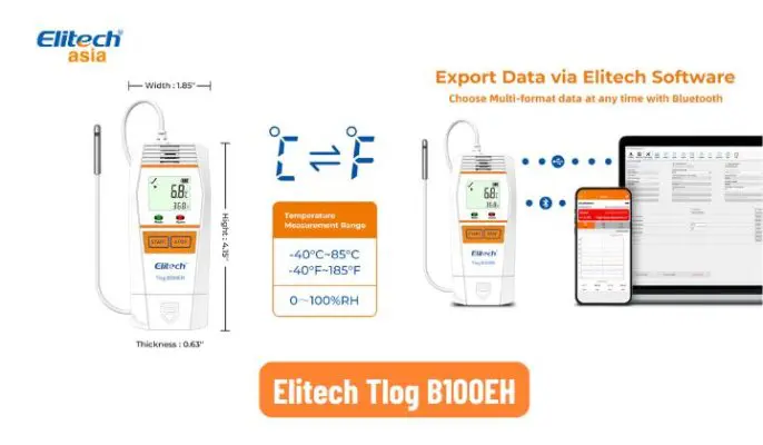 Top 7+ Nhiệt Kế Tự Ghi Elitech 2026 Tốt Nhất - Đánh Giá Chi Tiết Elitech Tlog B100EH