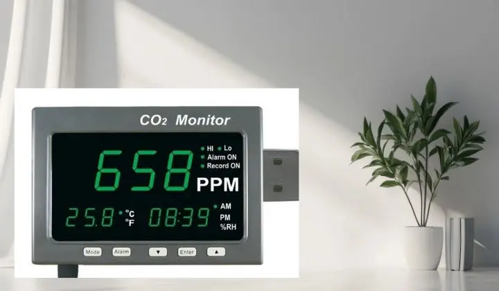 Máy đo CO2 sử dụng trong không gian kín may do co2 trong nha (2)
