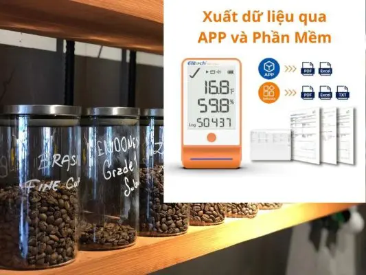 Máy ghi dữ liệu nhiệt độ độ ẩm tự động may ghi du lieu nhiet do do am tu dong