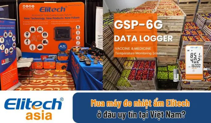 Mua máy đo nhiệt ẩm Elitech ở đâu uy tín tại Việt Nam
