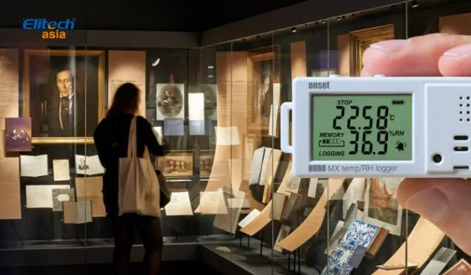 5 lĩnh vực nên sử dụng thiết bị đo nhiệt ẩm Elitech nhiet am ke elitech bao tang luu tru tai lieu