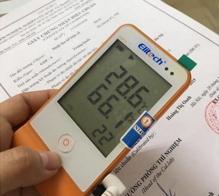 Nhiệt ẩm kế tự ghi đã hiệu chuẩn có độ chính xác cao