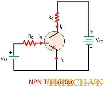  Sơ đồ mạch của Transistor NPN