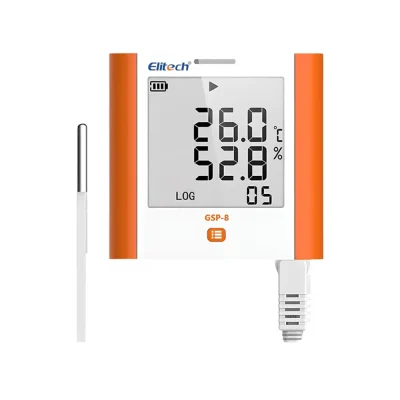 Nhiệt ẩm kế tự ghi Elitech GSP-8 (ghi 200.000 điểm) Nhiệt ẩm kế tự ghi Elitech GSP-8