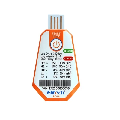 USB tự ghi nhiệt độ dùng 1 lần Elitech RC-19 (ghi 16000 điểm) USB tự ghi nhiệt độ dùng 1 lần Elitech RC-19