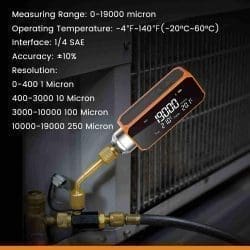 Elitech VGW-mini Wireless Micron Gauge 1~19,000 Microns 005