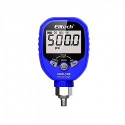 Máy đo áp suất chất môi lạnh Elitech PGW 500 HVAC (Bluetooth , 87 chất môi lạnh)