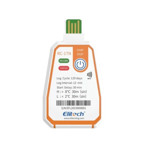 Nhiệt kế tự ghi NFC dùng một lần Elitech RC-17N