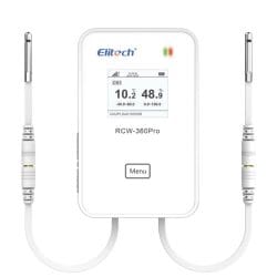 Nhiệt ẩm kế tự ghi 2 kênh Elitech RCW-360PRO-DC 4G