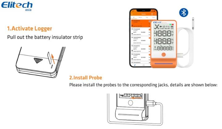 Hướng dẫn sử dụng nhiệt ẩm kế tự ghi Elitech GSP-6Pro huong dan su dung gsp 6pro