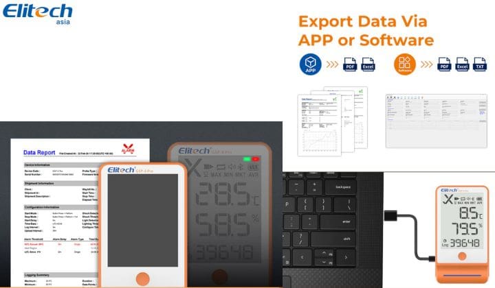 Hướng dẫn xuất dữ liệu đo từ Elitech GSP-6Pro huong dan xuat du lieu tren gsp 6pro