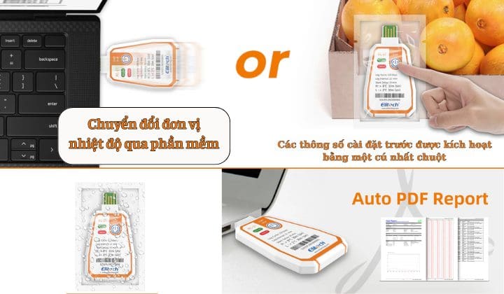 Máy ghi dữ liệu nhiệt độ dùng một lần Elitech RC-17 Elitech RC 17
