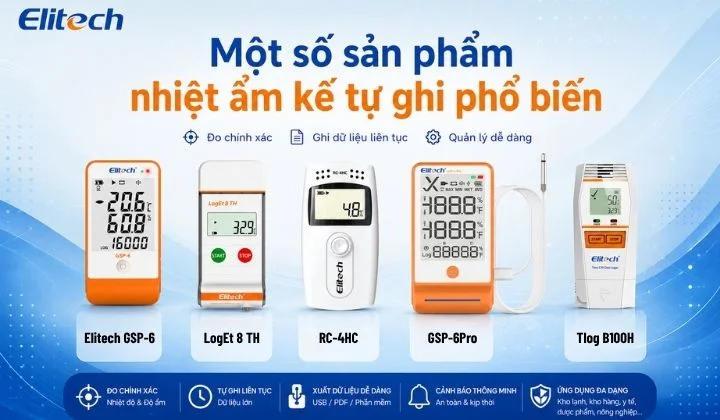 Nhiệt ẩm kế tự ghi được sử dụng rất phổ biến
