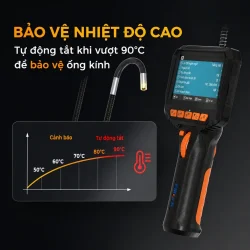 Elitech ELS240 có màn hình HD chống va đập, hiển thị sắc nét