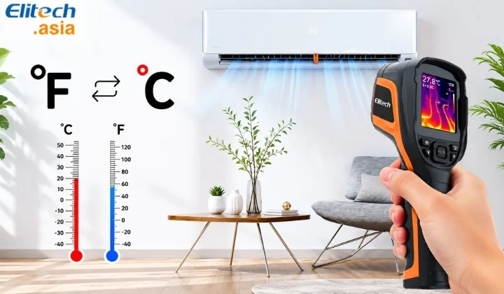 Sử dụng máy đo nhiệt độ đúng đơn vị cần dùng