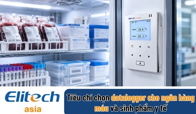 Datalogger ngân hàng máu - thiết bị ghi nhiệt độ tự động bảo quản máu và chế phẩm máu đạt chuẩn
