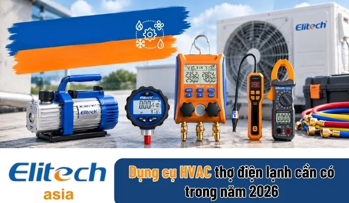 Dụng cụ HVAC thợ điện lạnh cần có
